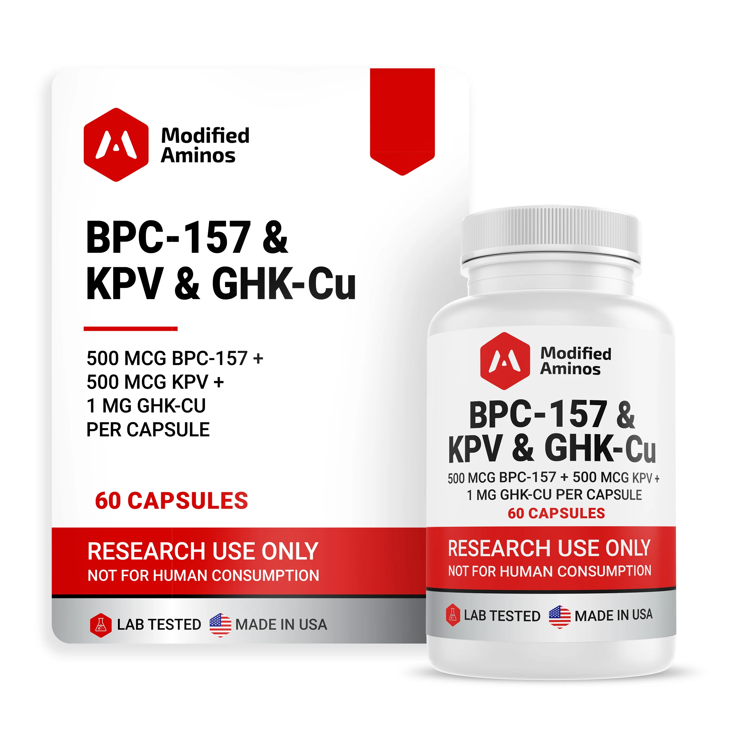 BPC-157 & KPV & GHK-Cu Capsules